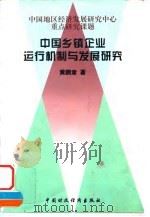 中国乡镇企业运行机制与发展研究   1998  PDF电子版封面  750053745X  黄鹏章著 