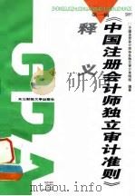 《中国注册会计师独立审计准则》释义  第1辑（1996 PDF版）