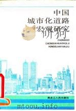 中国城市化道路宏观研究  中美双方合作成果论文汇编（1991 PDF版）