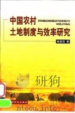 中国农村土地制度与效率研究（1999 PDF版）