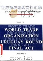 世界贸易组织文件汇编  多边贸易谈判乌拉圭回合各项成果的最终文件   1995  PDF电子版封面  7501733996  陆效龙译 