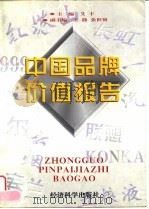 中国品牌价值报告   1997  PDF电子版封面  7505812300  艾丰主编 