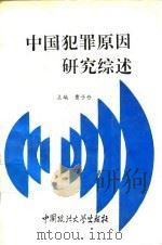 中国犯罪原因研究综述（1993 PDF版）