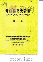 奇台县文史资料  第21辑（1989 PDF版）