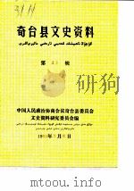 奇台县文史资料  第22辑（1990 PDF版）