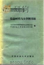 信息时代与大学图书馆  北京高校情报资料研究会科技分会第三次学术讨论会论文集（1996 PDF版）