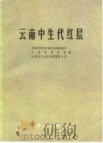 云南中生代红层   1975  PDF电子版封面  13031·329  中国科学院南京地质古生物研究所著 
