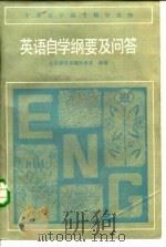 英语自学纲要及问答   1984  PDF电子版封面  7038·新132  北京师范学院外语系编著 