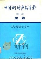 中国钢材产品目录  第1册  型钢（1994 PDF版）