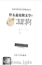 什么是比较文学?   1989  PDF电子版封面  7301007574  （法）布吕奈尔等著；葛雷，张连奎译 