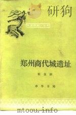 郑州商代城遗址（1981 PDF版）