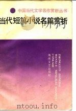 当代短篇小说名篇赏析   1988  PDF电子版封面  7805340439  刘文田，丁茂远主编 