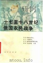 十七至十八世纪俄国农民战争   1983  PDF电子版封面  11001·555  （苏）斯米尔诺夫等著；张书生等译 