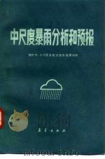 中尺度暴雨分析和预报   1988  PDF电子版封面  7502900683  湘中中、小尺度天气系统试验基地暴雨组编 