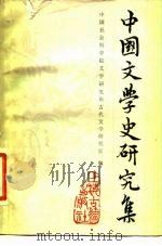 中国文学史研究集（1985 PDF版）