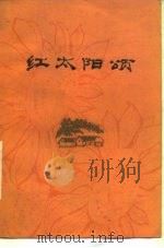 红太阳颂   1977  PDF电子版封面  10019·2522  延安大学中文系编 