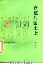 在这片国土上   1984  PDF电子版封面  10137·107  李延国著 