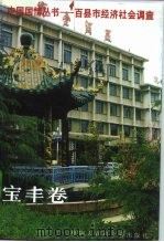 百县市经济社会调查  宝丰卷   1992  PDF电子版封面  7500050593  宝丰县情调查组编 