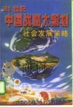 社会发展策略   1996  PDF电子版封面  7800689425  徐俊编著 
