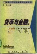 货币与金融  金融制度的国际比较   1998  PDF电子版封面  7800505359  孙杰著 