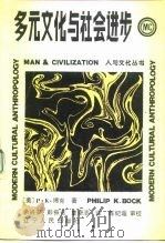 多元文化与社会进步   1988  PDF电子版封面  7205004861  （美）博　克（Bock，P..K.）著余兴安等译 
