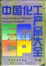 中国化工产品大全  下   1994  PDF电子版封面  7502514309  化学工业出版社组织编写 