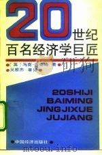 20世纪百名经济学巨匠   1992  PDF电子版封面  7501718903  （英）布劳格著；吴雅杰等译 