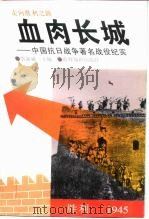 血肉长城  中国抗日战争著名战役纪实（1995 PDF版）