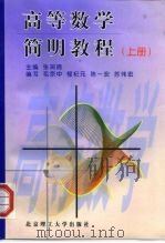 高等数学简明教程  上   1999  PDF电子版封面  7810455818  张润琦主编；毛京中等编写 