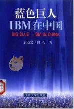 蓝色巨人 IBM在中国   1998  PDF电子版封面  7301036299  袁道之，白莉著 