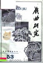 戏曲研究  第53辑   1996  PDF电子版封面  7503914742  中国艺术研究院戏曲研究所《戏曲研究》编辑部 