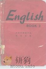 ENGLISH BOOK  3   1979  PDF电子版封面  9017.814  北京外国语学院英语系编 