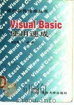 Visual Basic使用速成   1995  PDF电子版封面  7302019835  沈纪新，江英编 
