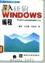 深入Windows编程 Windows加密及压缩软件编程技巧与方法   1994  PDF电子版封面  7302016739  雷军等著 