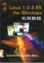 汉字Lotus 1-2-3 R5 for Windows实用教程   1997  PDF电子版封面  7560604951  杨新发，党齐民编著 