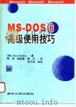 MS-DOS 6高级使用技巧   1994  PDF电子版封面  7302014876  （美）古 金（Gookin，Dan）著；蒋 华等译 