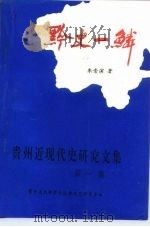 黔史一鳞  贵州近现代史研究文集  之一（1996 PDF版）