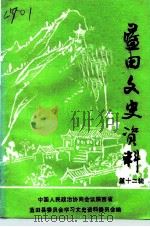 蓝田文史资料  第12辑   1995  PDF电子版封面    中国人民政治协商会议陕西省蓝田县委员会学习文史资料委员会编 