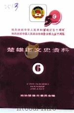 楚雄市文史资料  第6辑（1999 PDF版）
