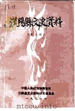 汉阳县文史资料  第6辑（1991 PDF版）
