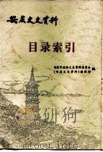 安庆市政协文史资料  目录索引（1999 PDF版）