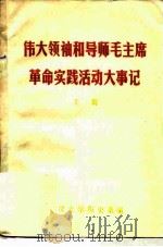 伟大的领袖和导师毛主席革命实践活动大事记  上（1976 PDF版）