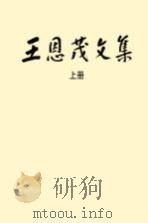 王恩茂文集  上（1997 PDF版）