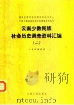 云南少数民族社会历史调查资料汇编  2（1987 PDF版）