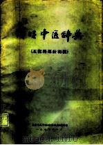 简明中医辞典     PDF电子版封面     
