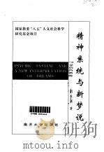 精神系统与新梦说   1998  PDF电子版封面  7310010876  刘文英著 