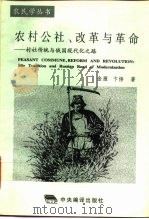农村公社、改革与革命  村社传统与俄国现代化之路（1996 PDF版）