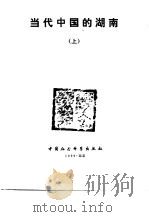当代中国的湖南  上   1990  PDF电子版封面  7500405871  刘正主编；丁奇观等著 