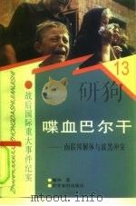 喋血巴尔干  南联邦解体与波黑冲突   1997  PDF电子版封面  7501208581  魏坤著 