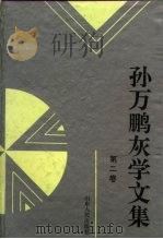 孙万鹏灰学文集  第2卷（1995 PDF版）
